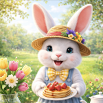 Pancakes with the Easter Bunny today, April 4, 2026 at VFW Post on Sand Drive in West Bend, WI