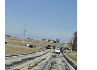 1 person killed in 2-vehicle crash on CTH H at Forest View on Wednesday afternoon just outside Kewaskum