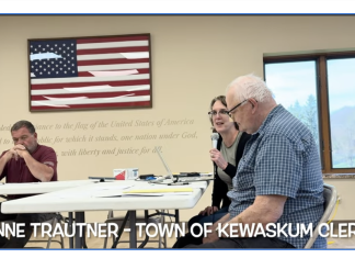 VIDEO | Town of Kewaskum residents vote at annual meeting to appoint clerk and treasurer