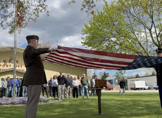 VIDEO | Military Honors as VFW Post 1393 in West Bend, WI pays tribute to Tommy Downing