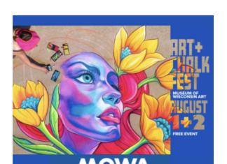 Artists & artisans wanted for 9th annual Art & Chalk Fest at Museum of Wisconsin Art