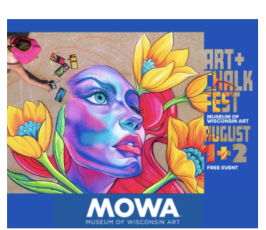 Art & Chalk Fest at Museum of Wisconsin Art, August 1 – 2, 2026