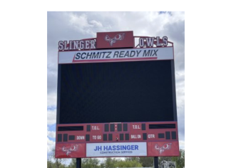 Slinger High School to debut new donated video scoreboard this football season