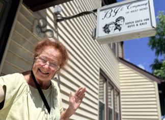 After more than 60 Years, Barb Justman says goodbye to her S. Main Street salon in West Bend, Wi