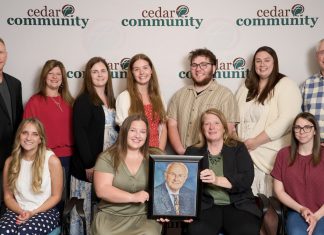 Cedar Community awards Carl Ziegler Scholarships | By Carrie Sturn