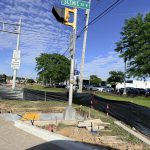 Curb & ramp construction at $7K a piece on Hwy 33 in West Bend, WI