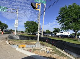 Curb & ramp construction at $7K a piece on Hwy 33 in West Bend, WI