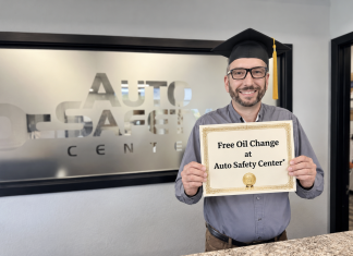 Auto Safety Center helps 2026 High School grads in Oz, Wash, & Waukesha Counties with free oil change