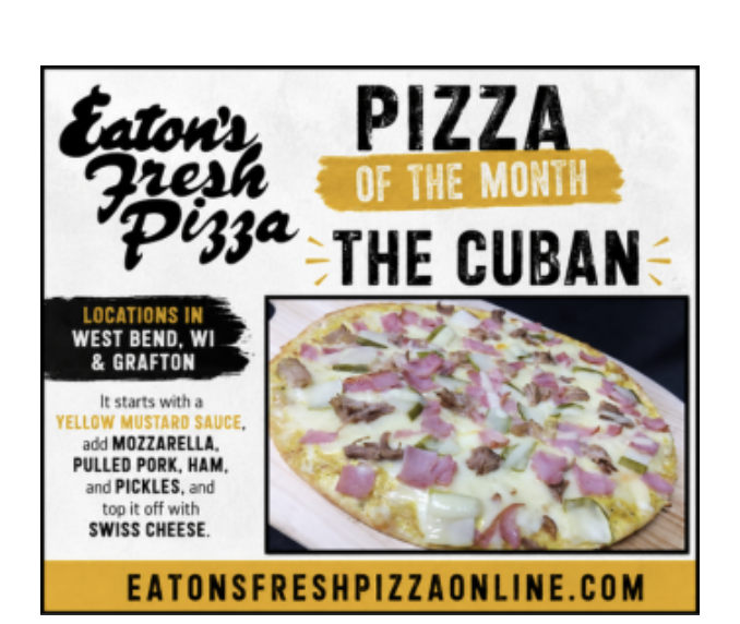 The Cuban is Eaton's June Pizza of the Month