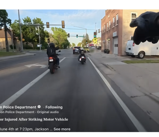 E-bike operator injured in collision with motor vehicle | By Jackson Police
