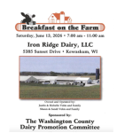 Washington County Breakfast on the Farm is Saturday, June 13, 2026
