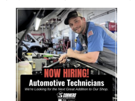 Jobs, jobs, jobs – Auto technicians wanted at 5 Corners in Cedarburg, Wi