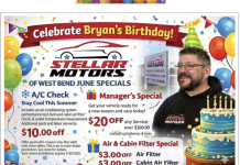 Bryan’s Birthday and June specials at Stellar Motors of West Bend, Wi