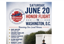 9 veterans from Washington Co., WI on Saturday, June 20, 2026 Stars & Stripes Honor Flight