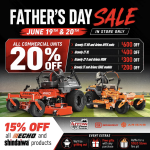 Arrow Power Center offering Father’s Day Sale June 19 & 20, 2026