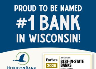 Horicon Bank named No. 1 Bank in Wisconsin by Forbes