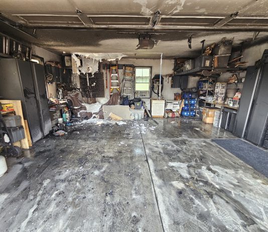 Fire contained to garage in Hartford, Wi | By Hartford FD