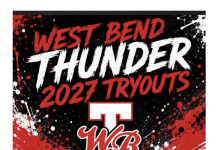 West Bend Thunder baseball tryouts July 12 – 21 | By Stephanie Samuel