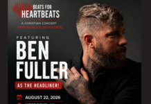 Beats for Heartbeats 2026 featuring Ben Fuller Saturday, August 22