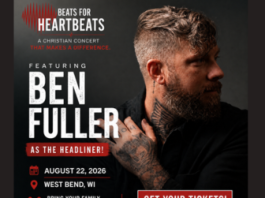 Beats for Heartbeats 2026 featuring Ben Fuller Saturday, August 22