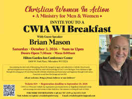 Christian Women in Action breakfast is today, October 3, 2026