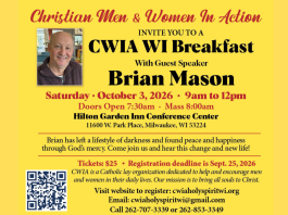 Christian Women In Action Breakfast is October 3, 2026 with guest speaker Brian Mason