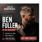 Beats for Heartbeats 2026 featuring Ben Fuller Saturday, August 22