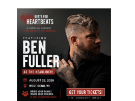 Beats for Heartbeats 2026 featuring Ben Fuller Saturday, August 22