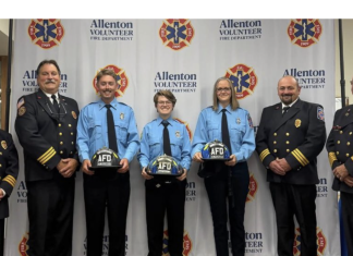 Volunteers at Allenton Fire & EMS Department on the rise – 1st Pinning Ceremony recognizes 3 new active members