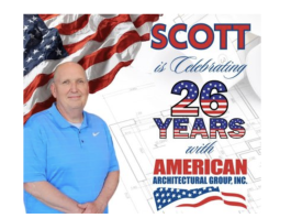Scott Kintopf celebrates 26 years with American Architectural Group | By Christa Weindorf