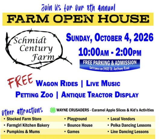 Schmidt Family Farm FREE Open House is October 4, 2026