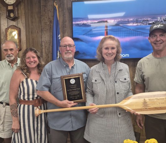 A note of “Thanks” to Mary Therese Breger for 12 years of service on Little Cedar Lake PRD