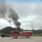 Multiple departments on scene of fire in Town of Kewaskum