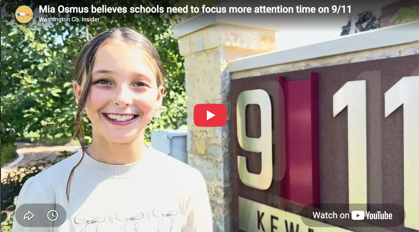 VIDEO | Andrea Haberman's niece said more education is needed on 9/11