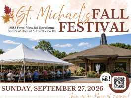 St. Michael’s Fall Festival is Sunday, September 27, 2026