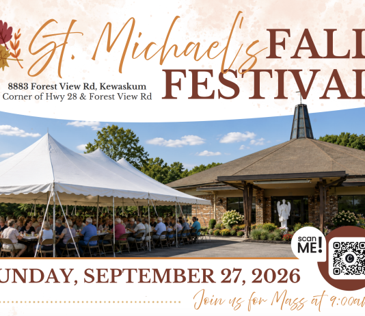 St. Michael’s Fall Festival is Sunday, September 27, 2026