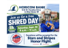 FREE Shred Day is Saturday, Sept. 26, 2026 at Horicon Bank in West Bend, Wi