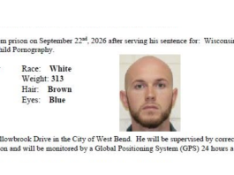 Registered sex offender placed less than 1 mile from elementary school in West Bend, Wi