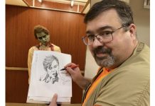 West Bend artist Rex Rubenzer draws stars from Dawn of the Dead