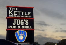 Cheer on the Brewers at The Kettle / Jug’s Pub & Grill in Slinger, Wi