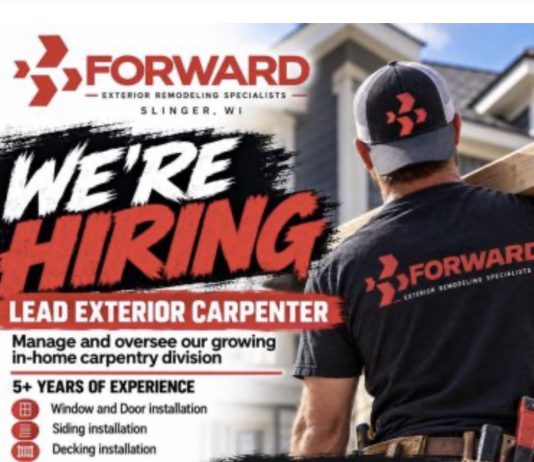 Jobs, jobs, jobs at Forward Remodeling in Slinger, Wi