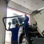 Glass Doctor in West Bend, WI, takes on challenging semi-truck windshield repair