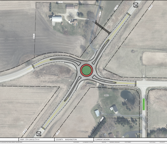 Public info meeting set for proposed roundabout at WIS 144 and County H