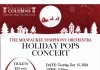 MSO Holiday Pops Concert is December 15, 2026 in West Bend, Wi