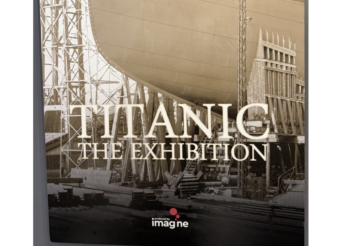 TITANIC The Exhibition ポスター額入り Discovering the Titanic in Salt Lake City
