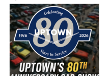 Uptown Motorcars celebrates 80th anniversary with HUGE car show June 27, 2026 in Slinger, WI